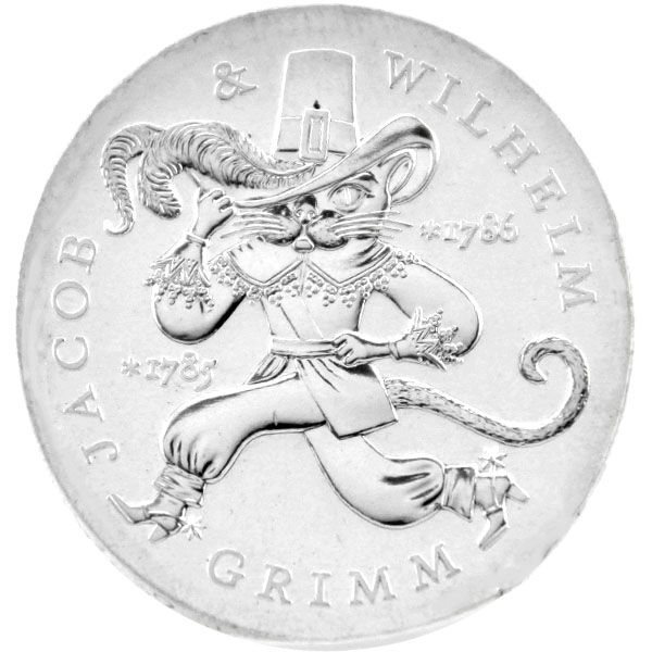 20 Mark DDR - 200 Geburtstag der Gebrüder Grimm 1986 (J.1607)